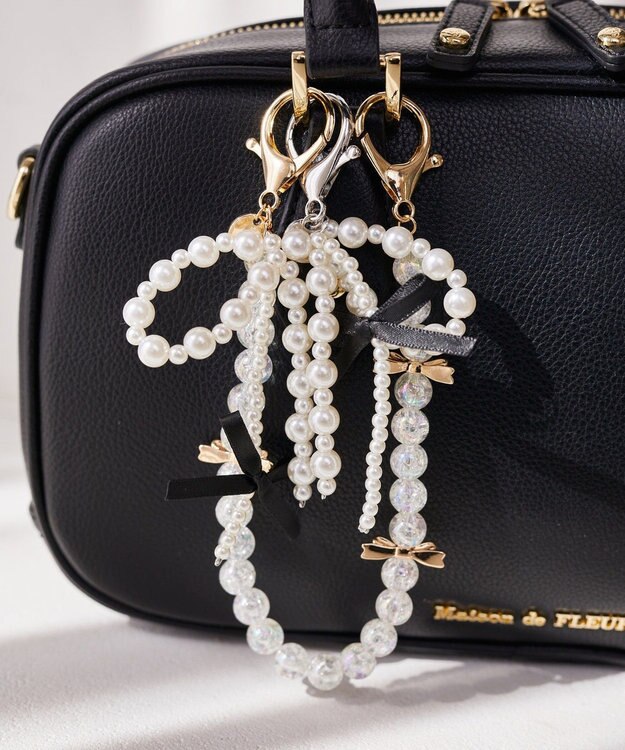 Maison de FLEUR オーロラリボンチャーム Clear