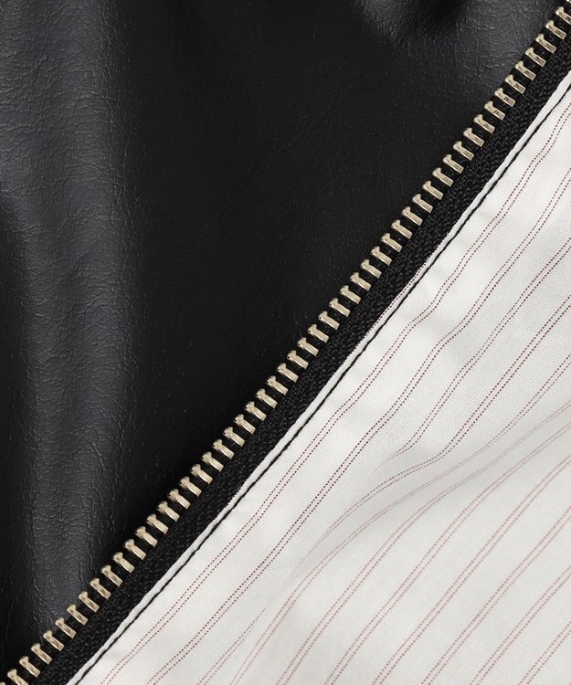 J.PRESS MEN 【プロテインレザー】ゴルフジャケット ブラック系