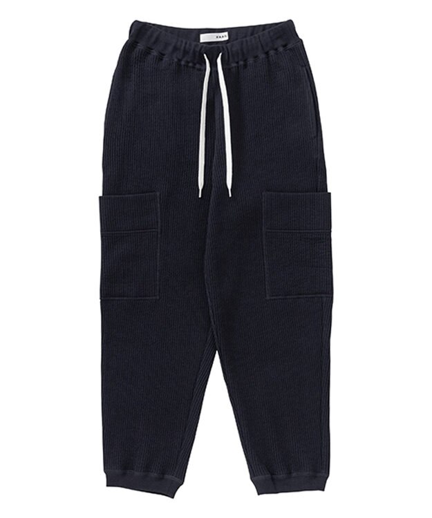 HAAG スマイルコットン SIDE POCKET PANTS パンツ ネイビー