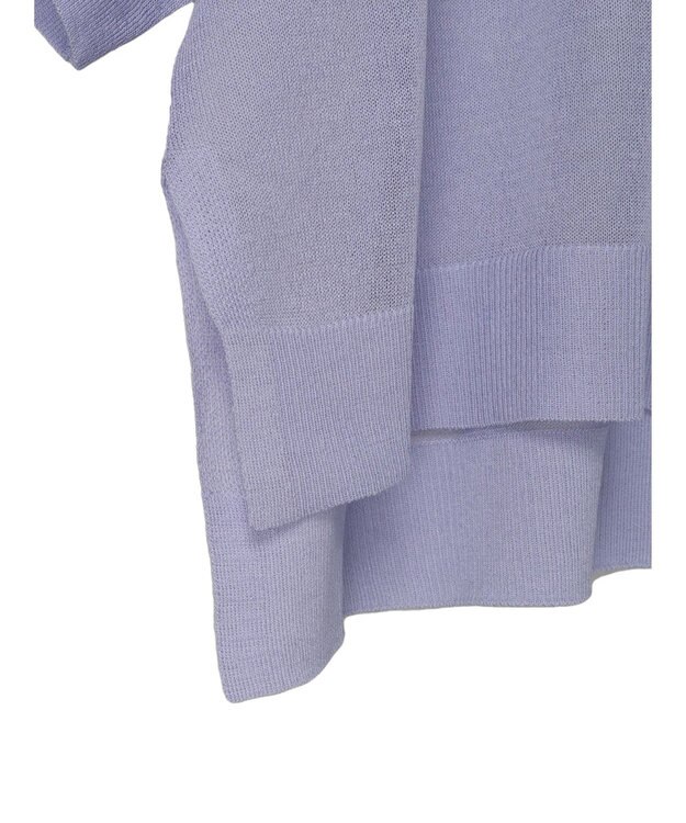 Green Parks シアーロゴニットプルオーバー Blue