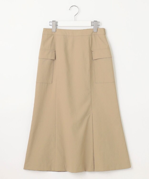 J.PRESS LADIES S 【洗える・イージーケア】ソフトタイプライター マーメイド スカート ベージュ系