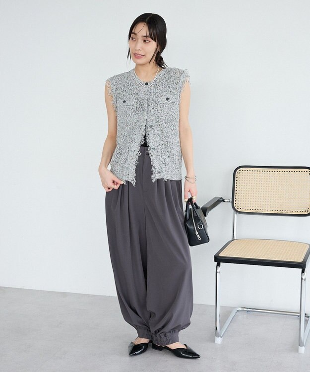 CRAFT STANDARD BOUTIQUE 4タックカーブパンツ Gray