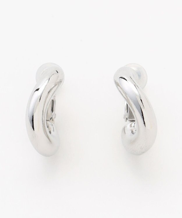 ANY フープイヤリング(両耳用) シルバー