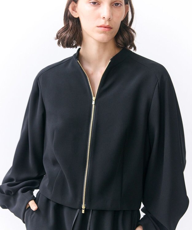 BEIGE， RUE / ドライタッチコンパクトブルゾン Black