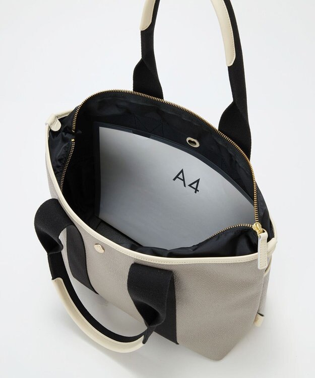 TOPKAPI 【Breath TOPKAPI】SCOTCH GRAIN スコッチグレイン シンプル A4 トートバッグ グレージュ