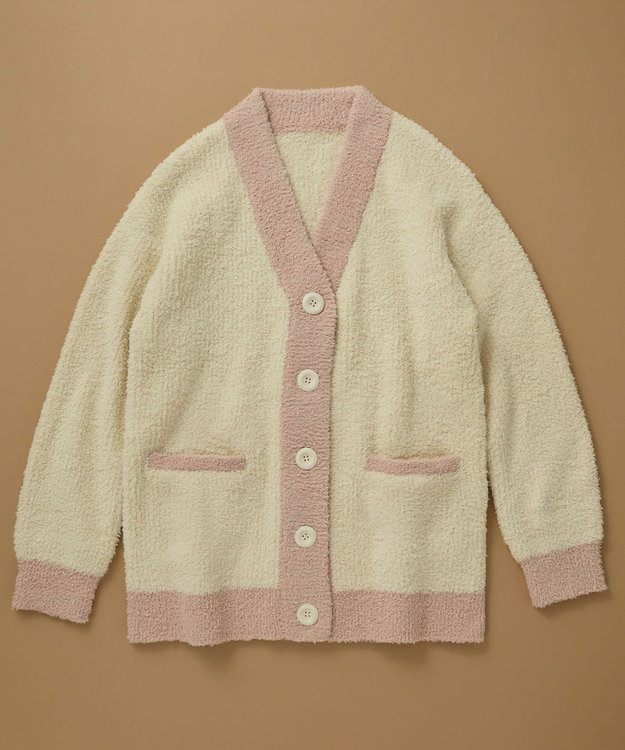 une nana cool カラーブロッキング　カーディガン