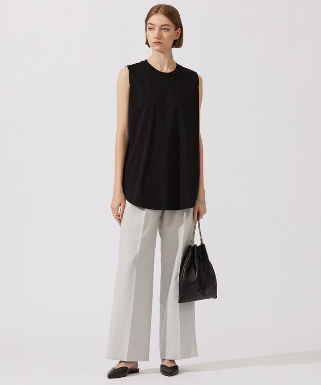 ICB 【洗える】ドライギャバ ワイドグルカパンツ トープ系