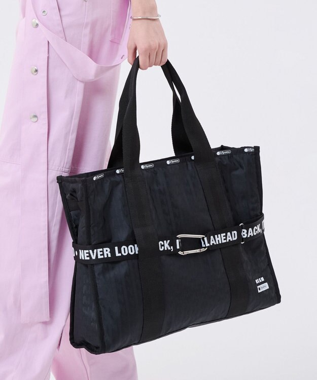 LeSportsac MSGM LG BOAT TOTE/ボートトートブラックジャカード ボートトートブラックジャカード