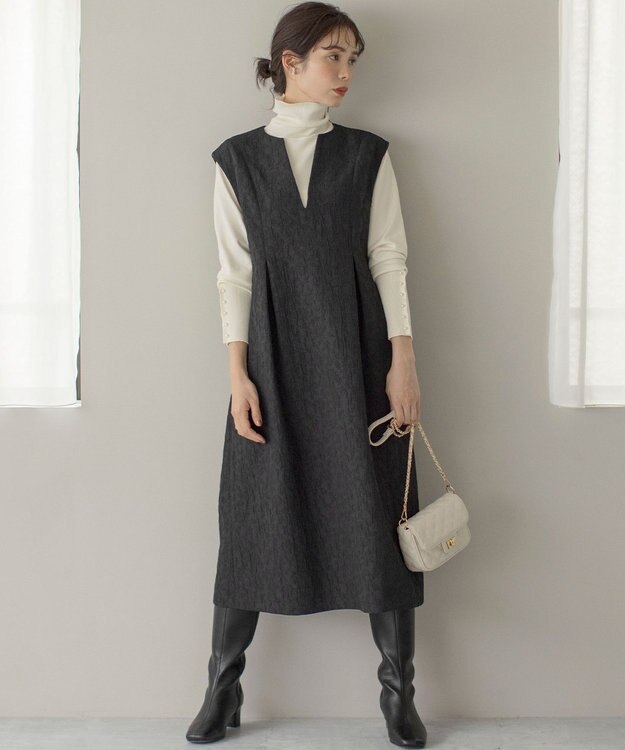 組曲 キルティングショルダーバッグ パールホワイト系