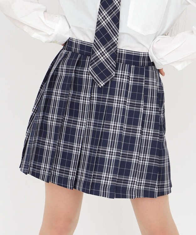 WEGO 【SCHOOLITEM】スクールプリーツスカート 柄1