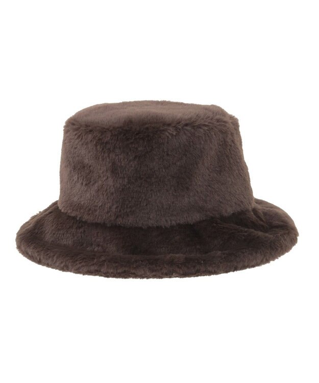 AMERICAN HOLIC フェイクファーバケットハット Brown