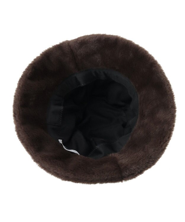 AMERICAN HOLIC フェイクファーバケットハット Brown