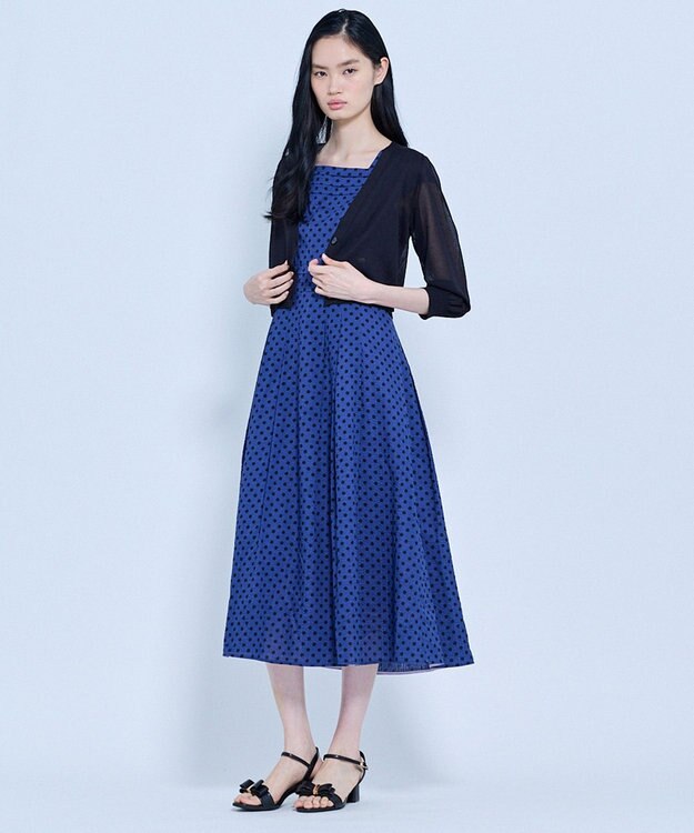 TOCCA 【星風まどかさん着用】SHEER CARDIGAN カーディガン ブラック系