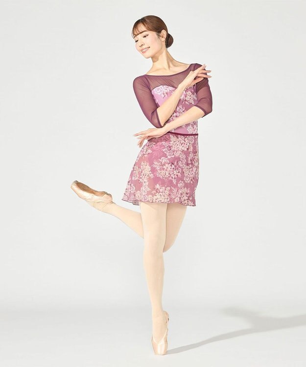 Chacott 巻きスカート ピンクPT