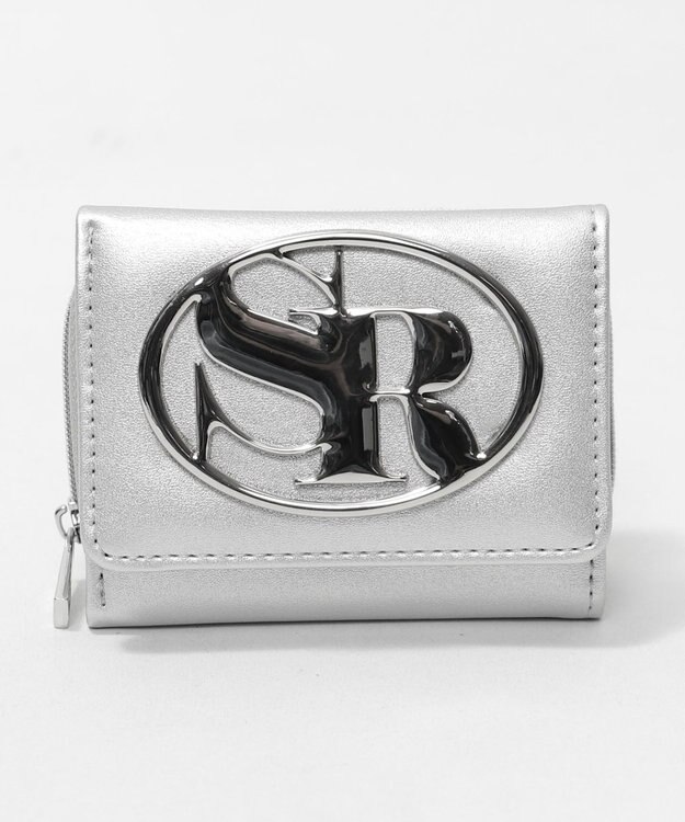 WEGO ラウンドロゴウォレット シルバー