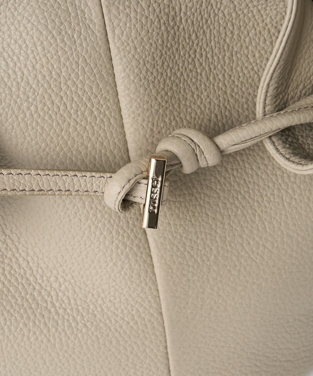 russet レザー2WAYミニトートバッグ(CE-1643) GrayBeige