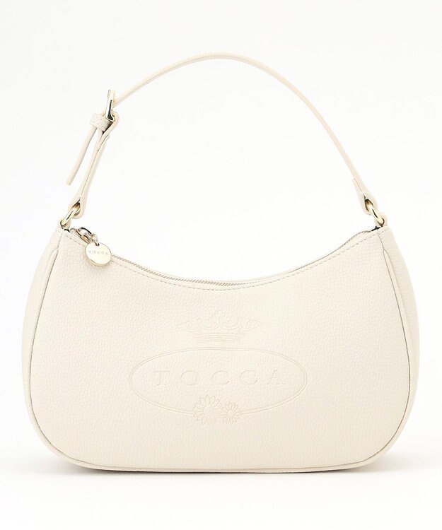 TOCCA DEAR CRESCENT LEATHER MINIBAG ミニバッグ アイボリー系