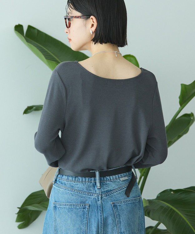 AMERICAN HOLIC 起毛プルオーバー Charcoal Gray