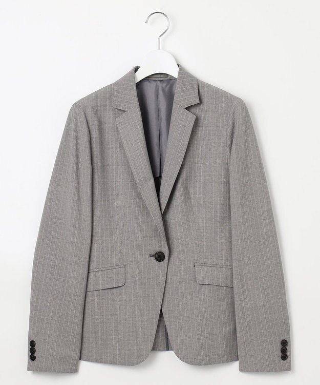 J.PRESS LADIES 【セットアップ対応】BAHARIYE2 テーラード ジャケット ライトグレー系1