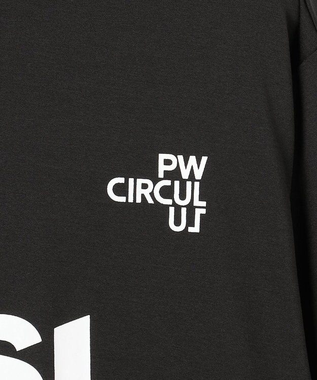 PW CIRCULUS 〈Pepsiコラボ〉【UNISEX】Pepsi 9-LOGO モックネック　ロングT ブラック系