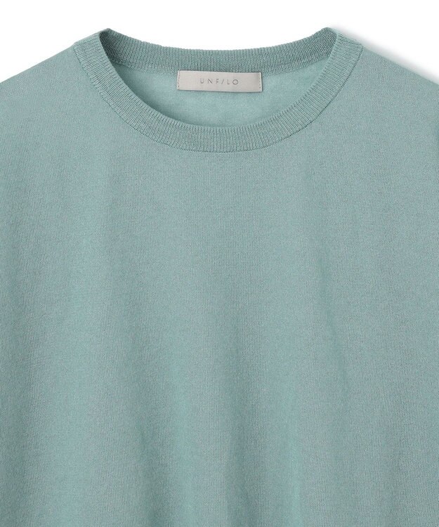 UNFILO MENS シアーニット【ギフトにもおすすめ】 スモーキーグリーン