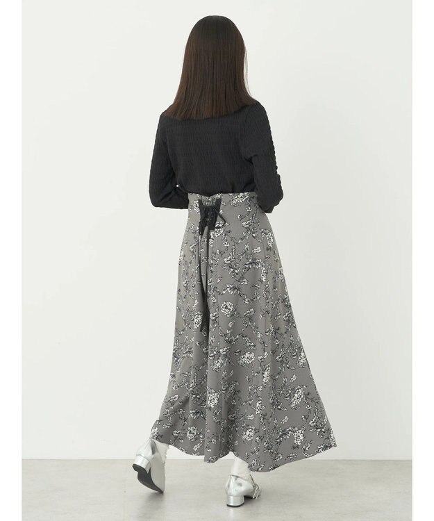 earth music&ecology シャーリングハイネックプルオーバー Black