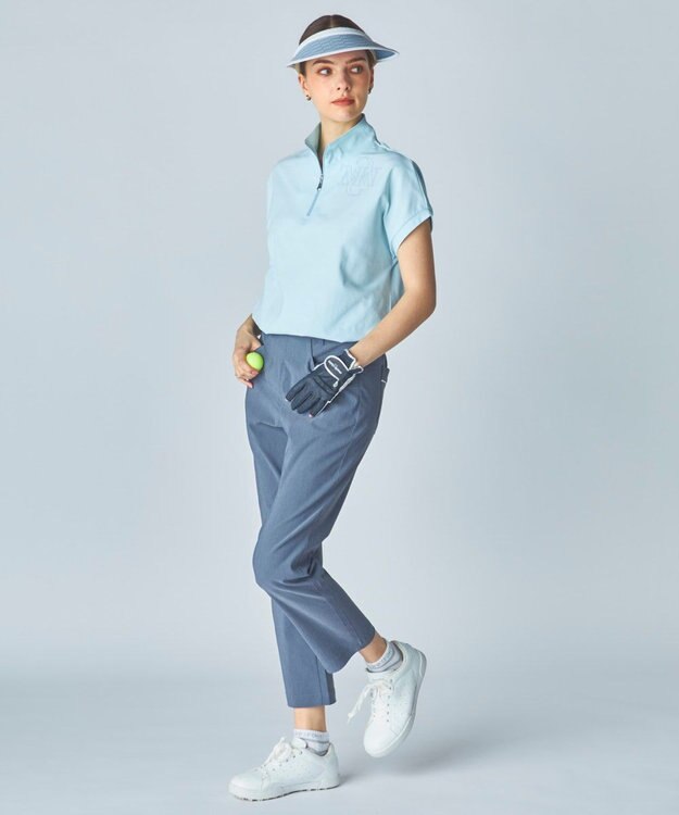 FILA GOLF／marie claire 【marie claire SPORT】【美楽】コードレーンイージーパンツ ネイビー