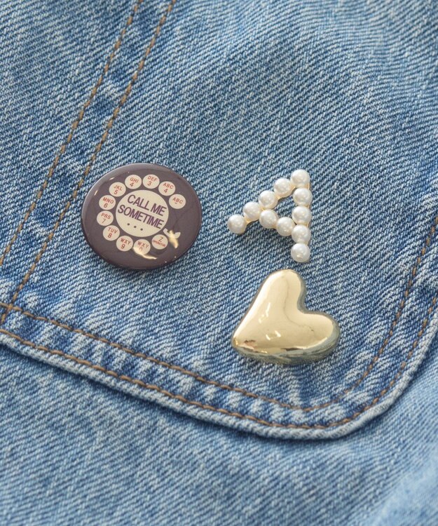 AMERICAN HOLIC 【3点SET】アソートブローチ Silver