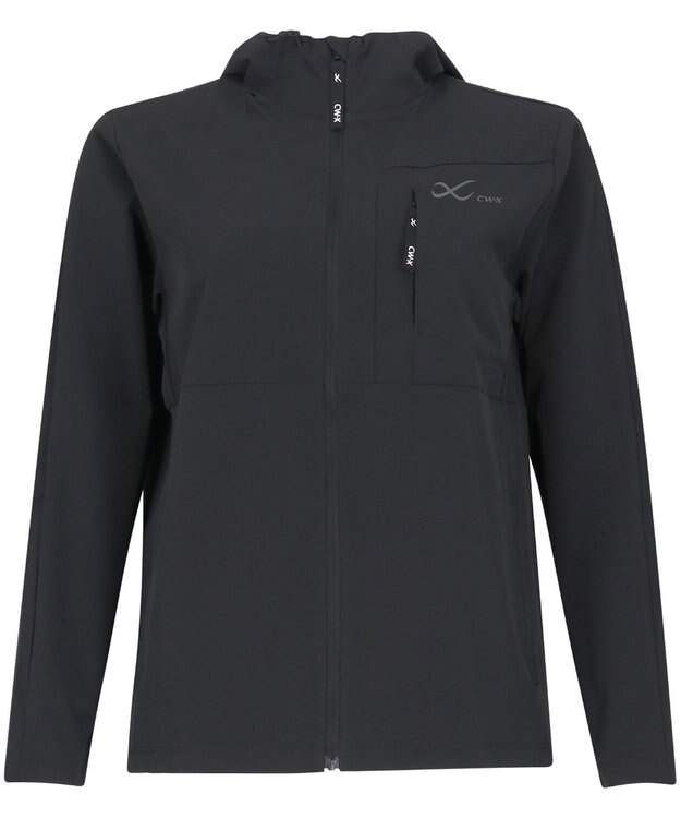 CW-X 【WOMEN】 CW-X トップス ジャケット 長袖 はっ水(本体) UVカット率90%以上(本体) フード付き レディース DWY549 /ワコール ブラック
