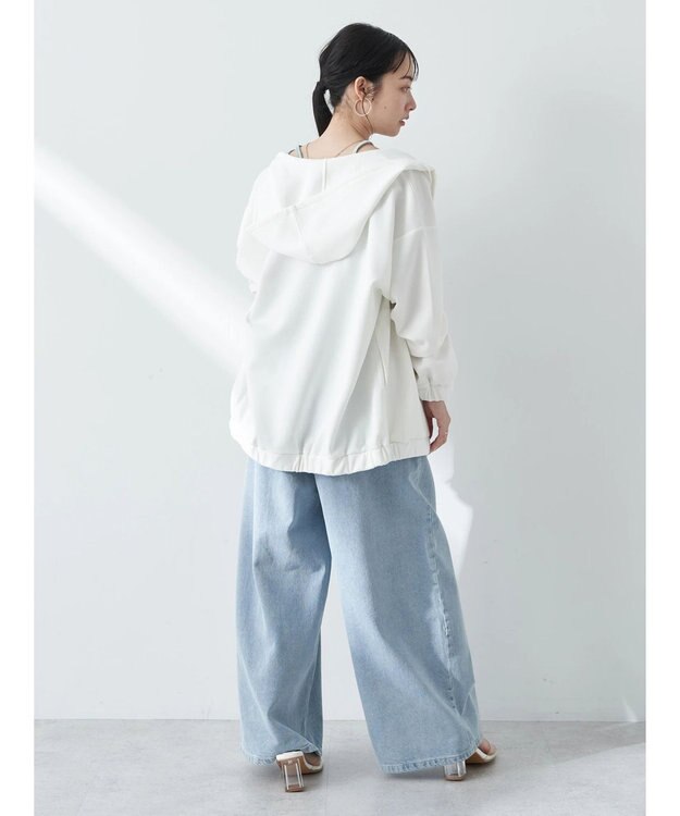 earth music&ecology ＵＶカット加工パーカー Ivory