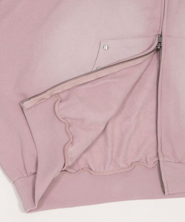 WEGO グラフィックZIPパーカー ピンク