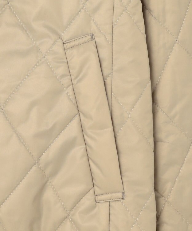 J.PRESS LADIES 【2way】スパンライクナイロンタッサー フーデッド コート キャメル系