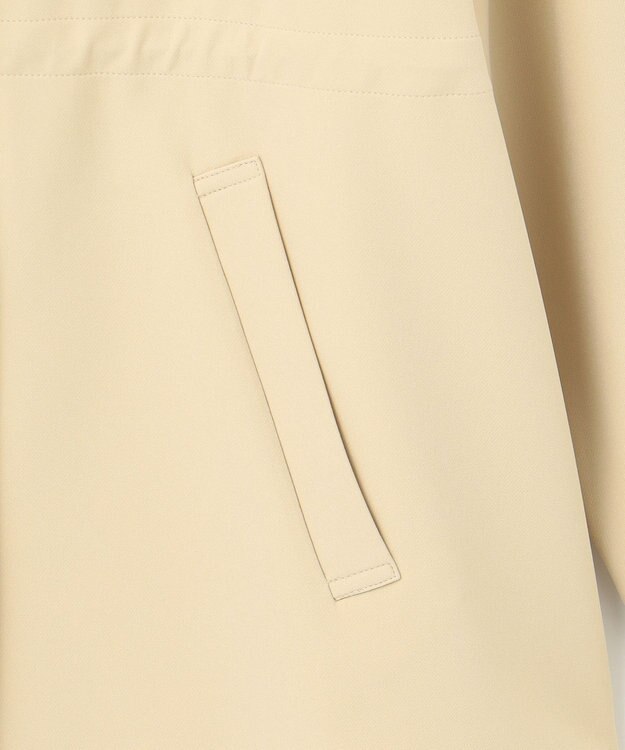 ANY SIS L 【撥水・UVカット・洗える】フーデットハーフ コート イエロー