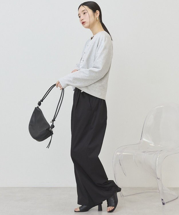 AMERICAN HOLIC リングドットボタンカーディガン Light Gray Mixture