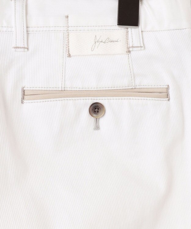 JOSEPH ABBOUD 【キングサイズ・25SS・ウエストも伸びる！オーガニックコットン使用】ハイパワーオーガニックピケ パンツ ホワイト系