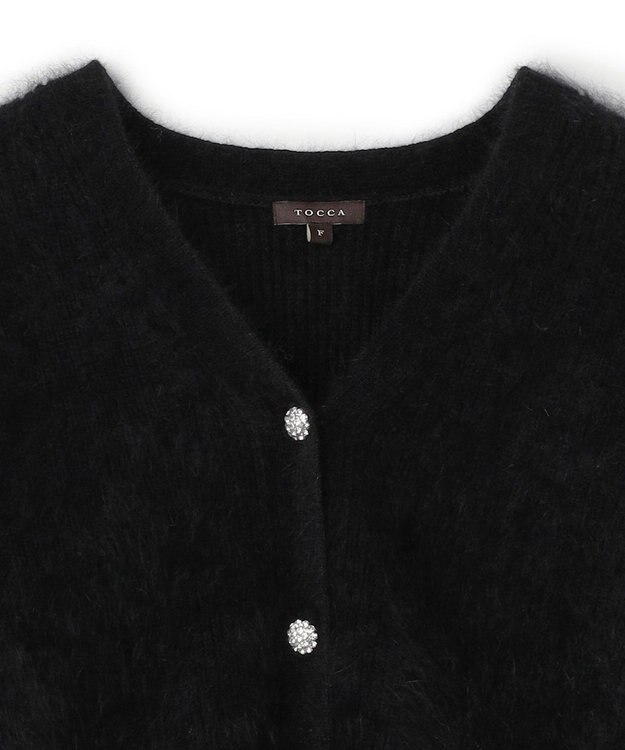 TOCCA 【百田夏菜子さん着用】CANDY FLOSS KNIT カーディガン ブラック系
