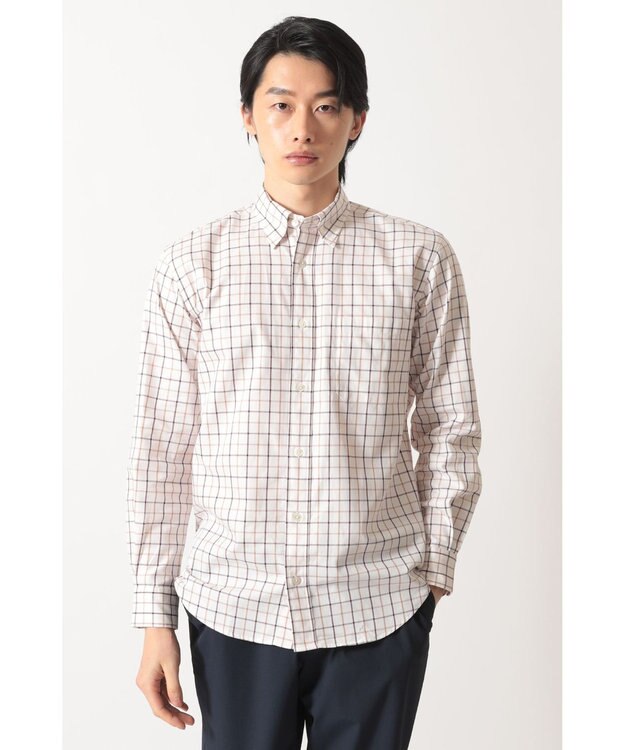 DAKS SIDGRAS ポプリンタッタソールシャツ ベージュ