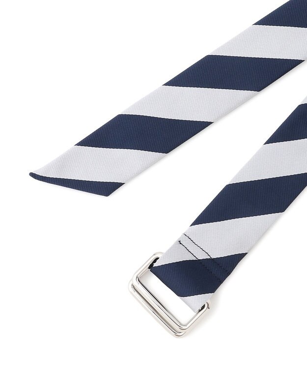 J.PRESS MEN 【J.PRESS ORIGINALS】【UNISEX】Polyester Rep Ribbon Belt ネイビー系1