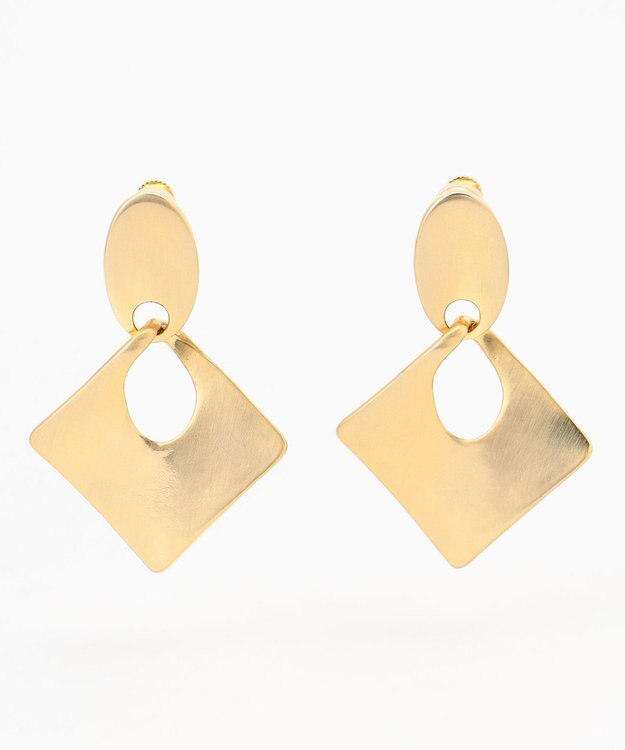 自由区 【カタログ掲載】オリエンタルハング イヤリング マットゴールド