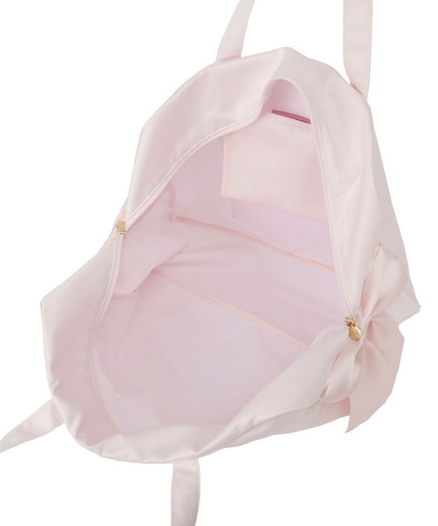 Maison de FLEUR サテンキャリーオンバッグ Pink