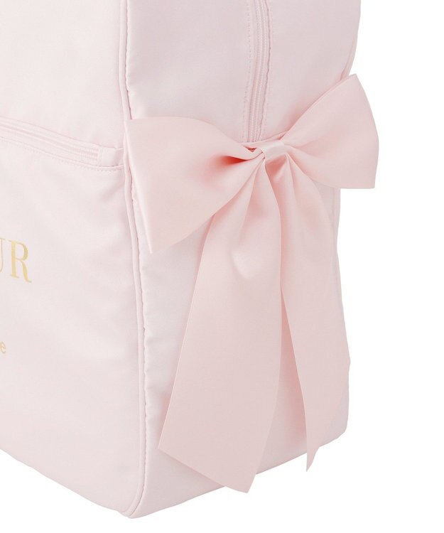 Maison de FLEUR サテンキャリーオンバッグ Pink