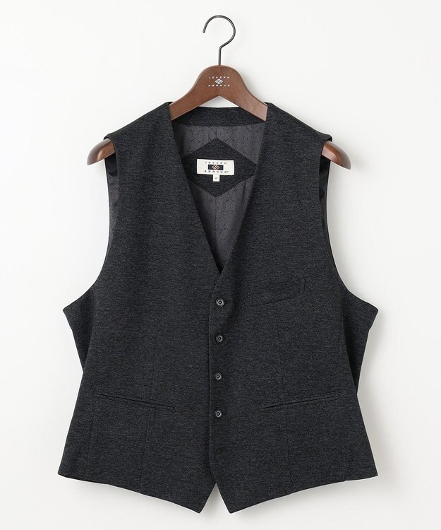 JOSEPH ABBOUD 【キングサイズ・多機能/ストレッチ】ツィーディージャージーベスト グレー系