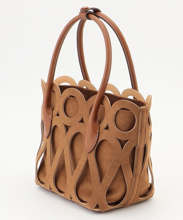 BEIGE， 【洗える・一部店舗限定】MARY AL TERNA / MAZE ミニハンドバック Brown