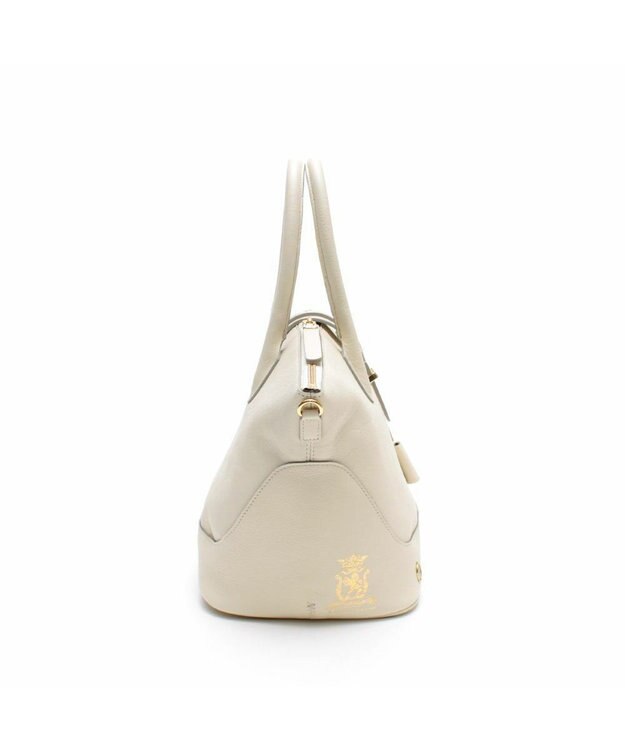 A.D.M.J. 【牛革】クラシックアニルブリロ/ノーブルファスナートート25cm(ショルダーストラップ付) ムーン