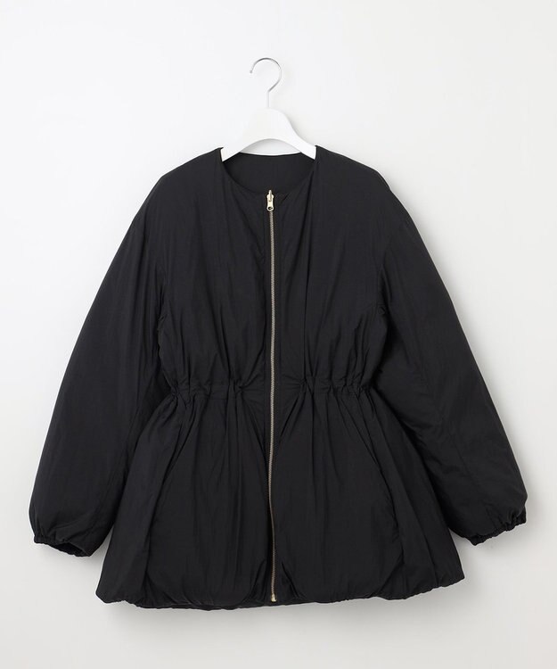 23区 【SLOW/一部店舗限定】ヴィンテージナイロン ダウンコート ブラック系