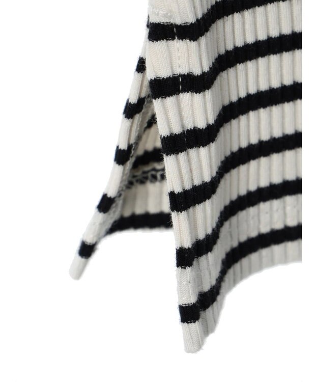 earth music&ecology パールヘンリーリブプルオーバー Border