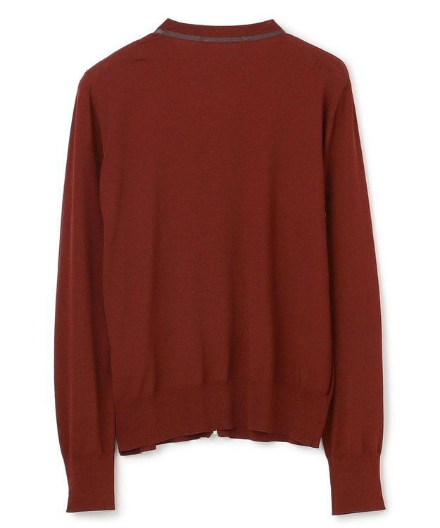 BEIGE， NADIA / ジップアップカーディガン Burgundy