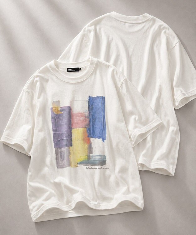 CRAFT STANDARD BOUTIQUE アート＆シグネチャーＴシャツ A