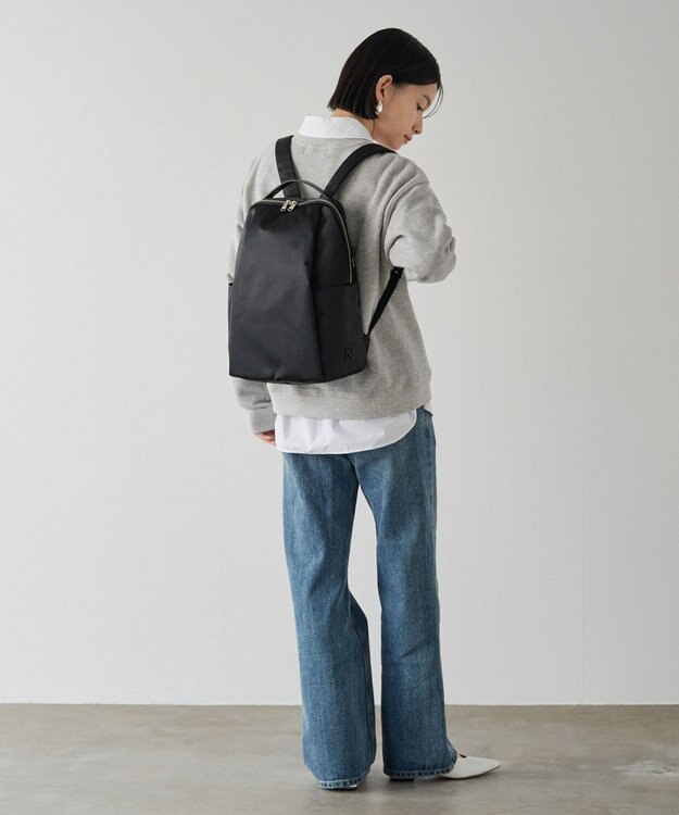 russet ＜背面メッシュ仕様＞クラウズナイロンリュックサック(CE-1499) Black