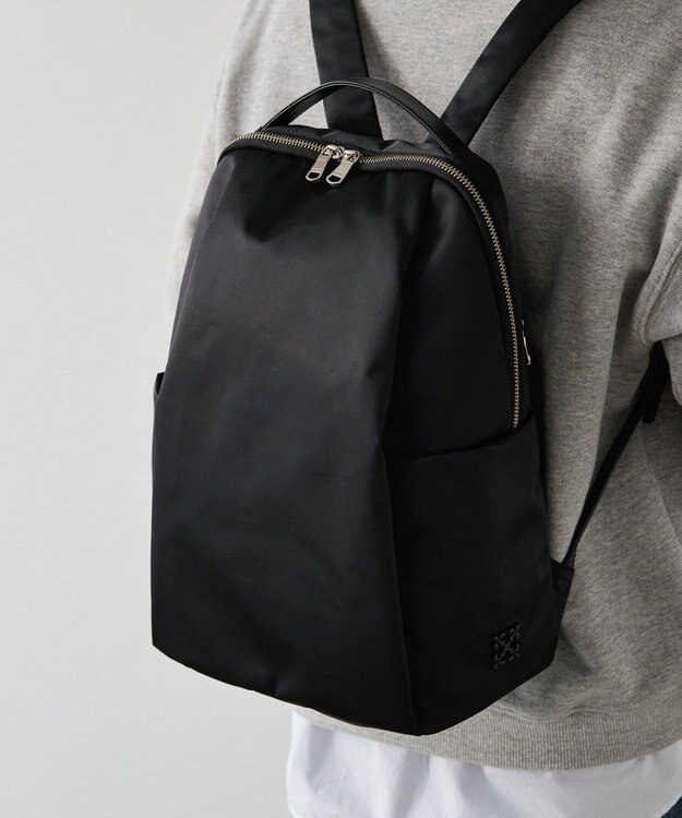 russet ＜背面メッシュ仕様＞クラウズナイロンリュックサック(CE-1499) Black